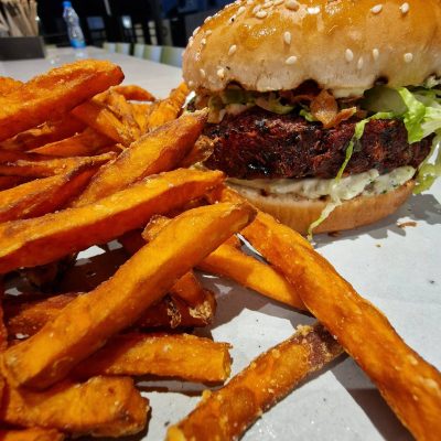 beetroot vegan burger